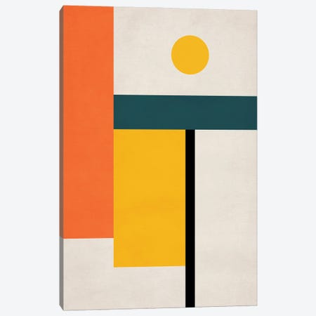 Abstract Geo Bauhaus IV Canvas Print #ELB97} by EmcDesignLab Art Print