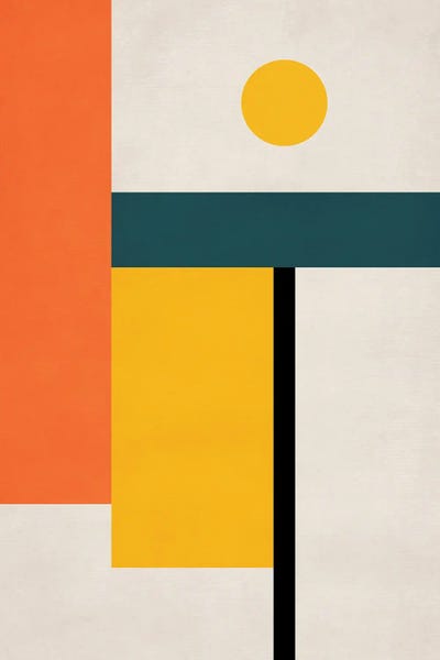 EmcDesignLab: Abstract Geo Bauhaus IV by EmcDesignLab