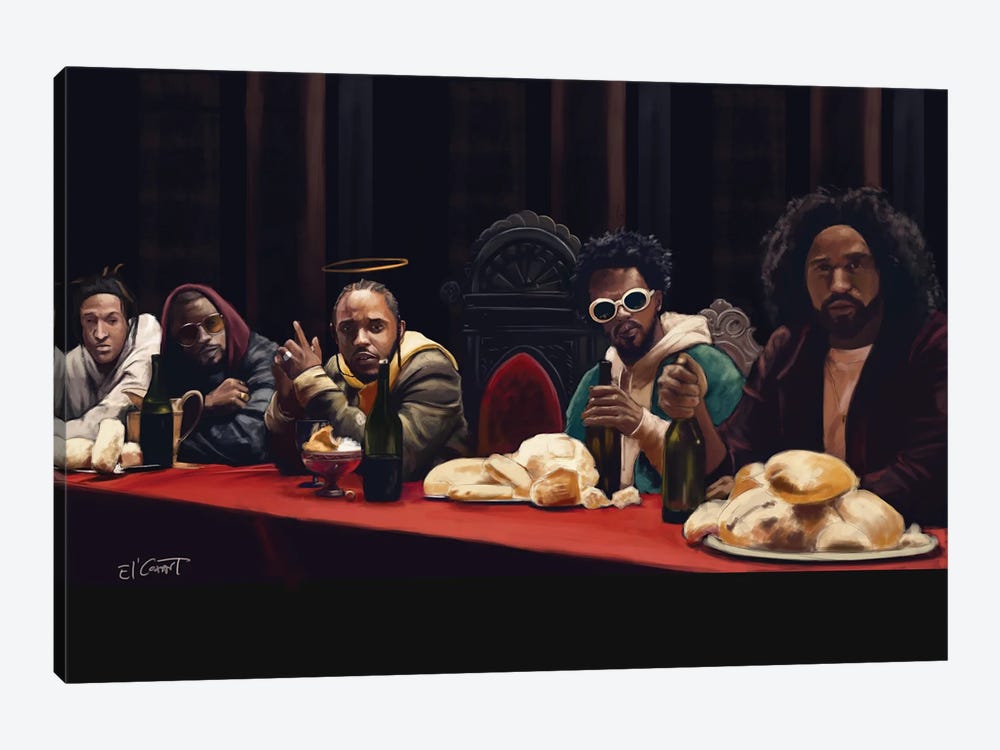 Last Supper by El'Cesart 1-piece Art Print