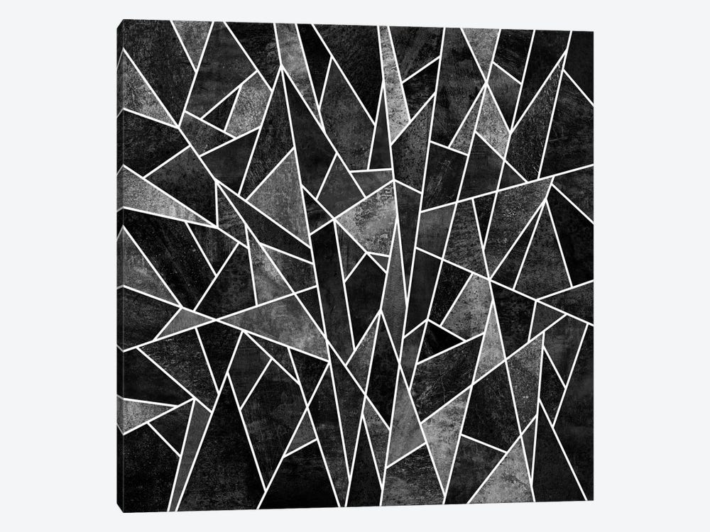 Shattered Sammansatt (Black) by Elisabeth Fredriksson 1-piece Canvas Art Print