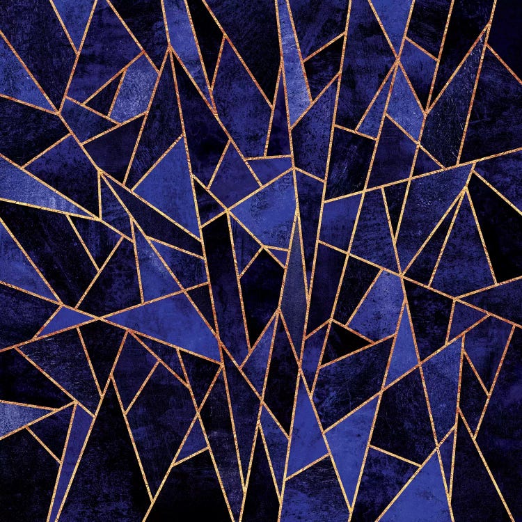 Shattered Sapphire by Elisabeth Fredriksson wall art