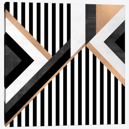 Stripe Combination Canvas Print #ELF105} by Elisabeth Fredriksson Canvas Art Print