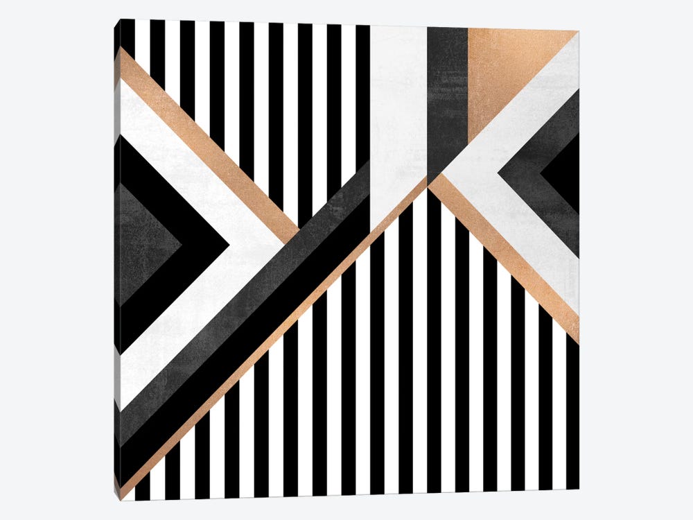 Stripe Combination by Elisabeth Fredriksson 1-piece Canvas Art Print