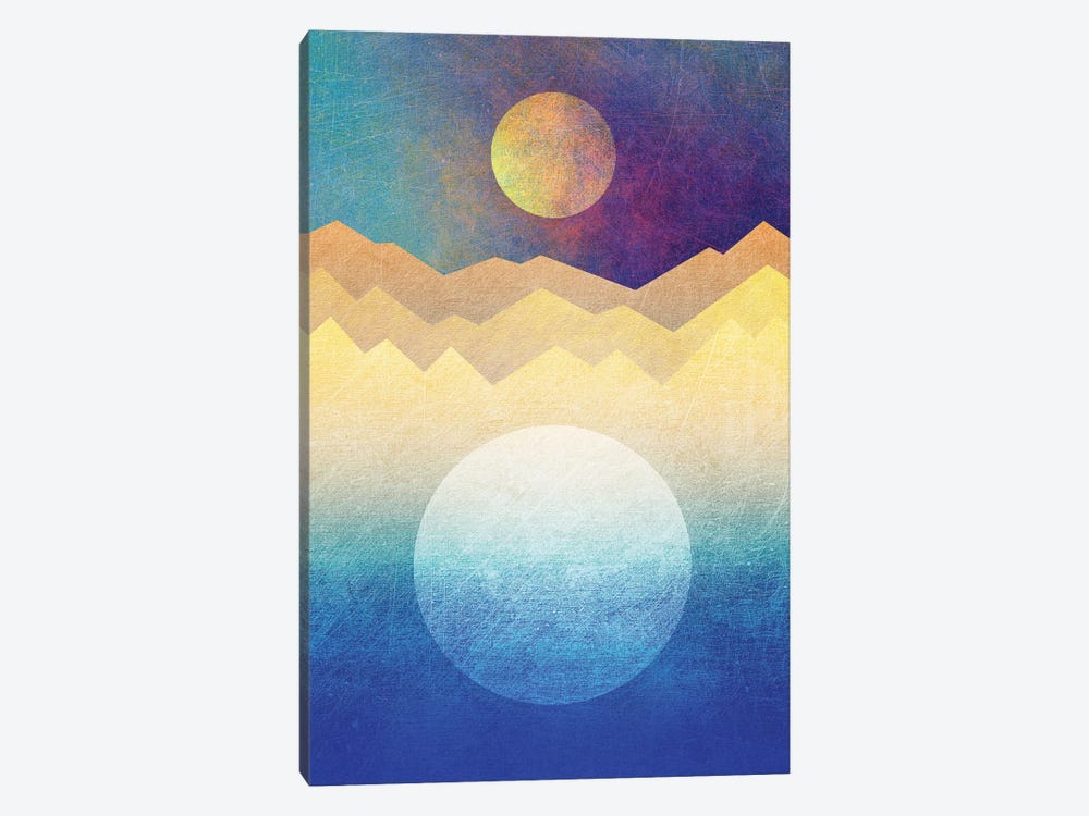 The Moon And The Sun by Elisabeth Fredriksson 1-piece Canvas Print