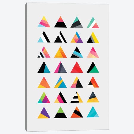 Triangle Variation Canvas Print #ELF112} by Elisabeth Fredriksson Canvas Art Print