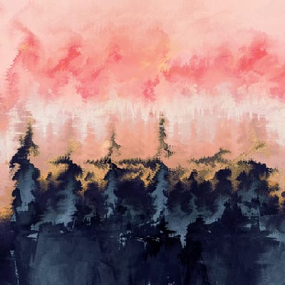 Abstract Wilderness by Elisabeth Fredriksson acrylic art print