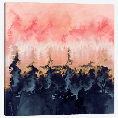 Abstract Wilderness Canvas Print #ELF120} by Elisabeth Fredriksson Canvas Artwork