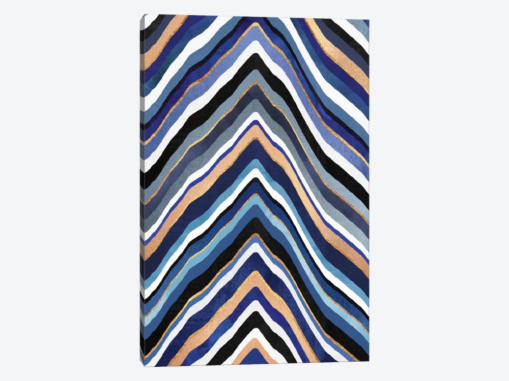 Blue Slice by Elisabeth Fredriksson 1-piece Canvas Print