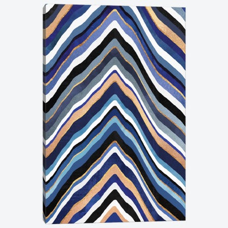 Blue Slice Canvas Print #ELF130} by Elisabeth Fredriksson Canvas Print