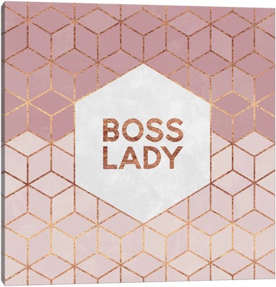 Boss Lady Canvas Art Print - A Word to the Wise