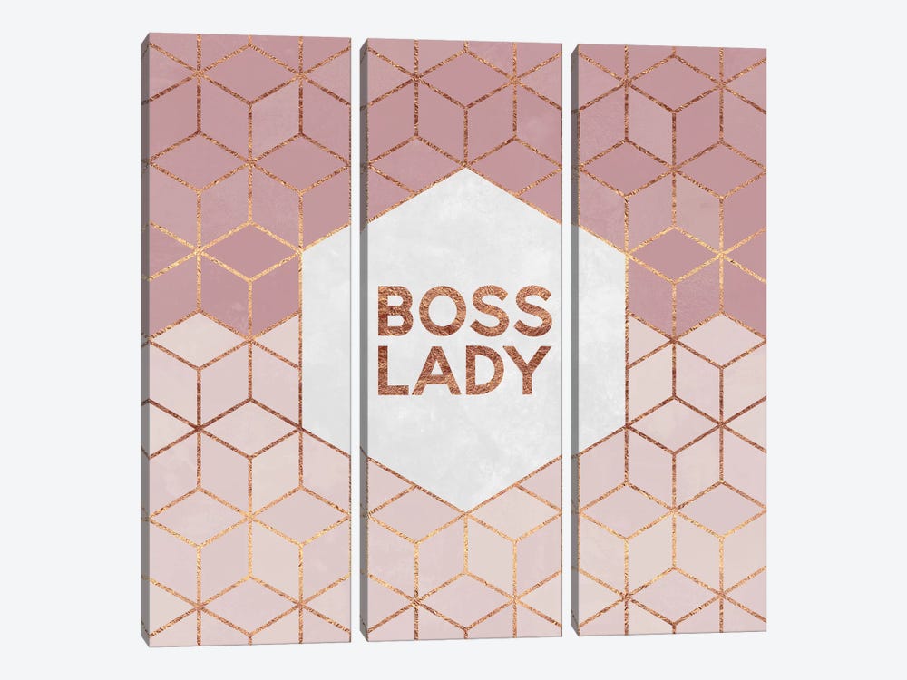 Boss Lady by Elisabeth Fredriksson 3-piece Canvas Artwork