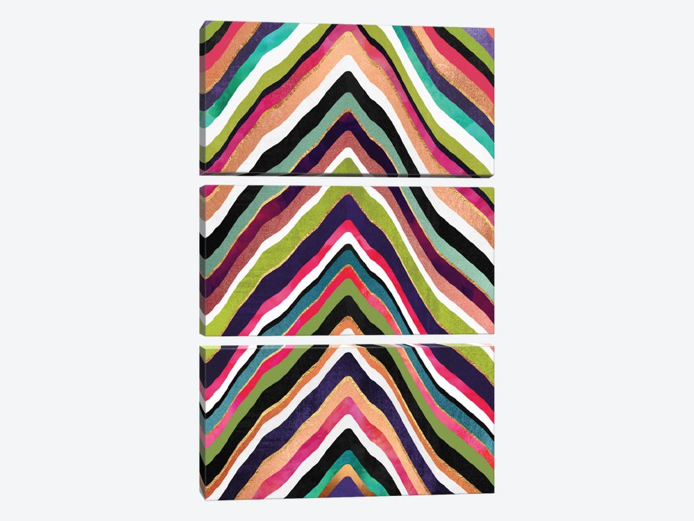 Color Slice by Elisabeth Fredriksson 3-piece Canvas Art Print