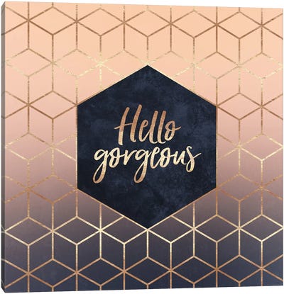 Hello Gorgeous Canvas Art Print - International Women's Day - Be Bold for Change