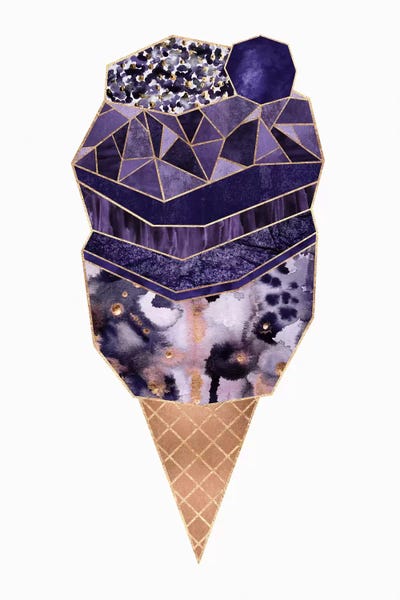 Minimalist Décor: Ice Cream I by Elisabeth Fredriksson