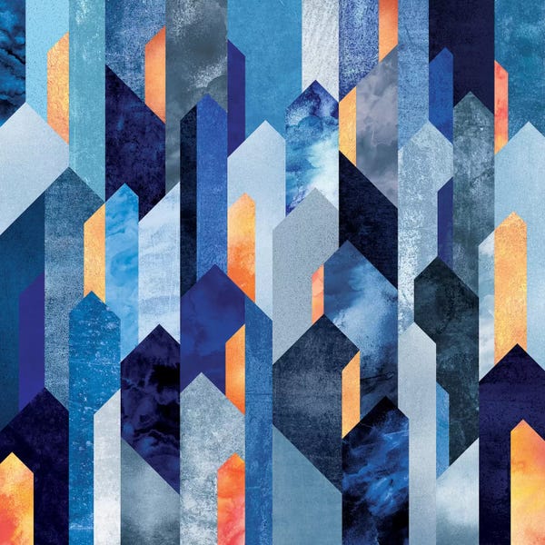 Fire & Ice: Kyanite & Salt Stone by Elisabeth Fredriksson