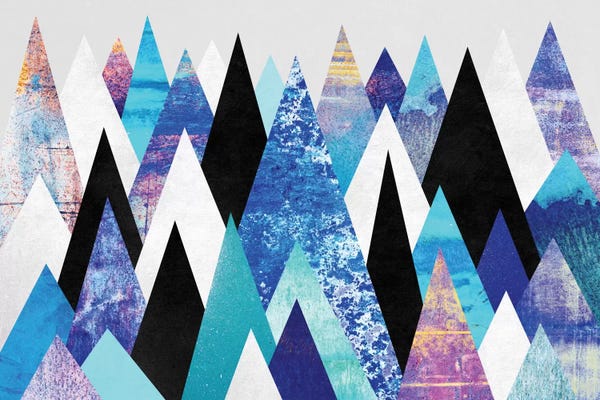 Scandinavian Office: Blue Peaks by Elisabeth Fredriksson