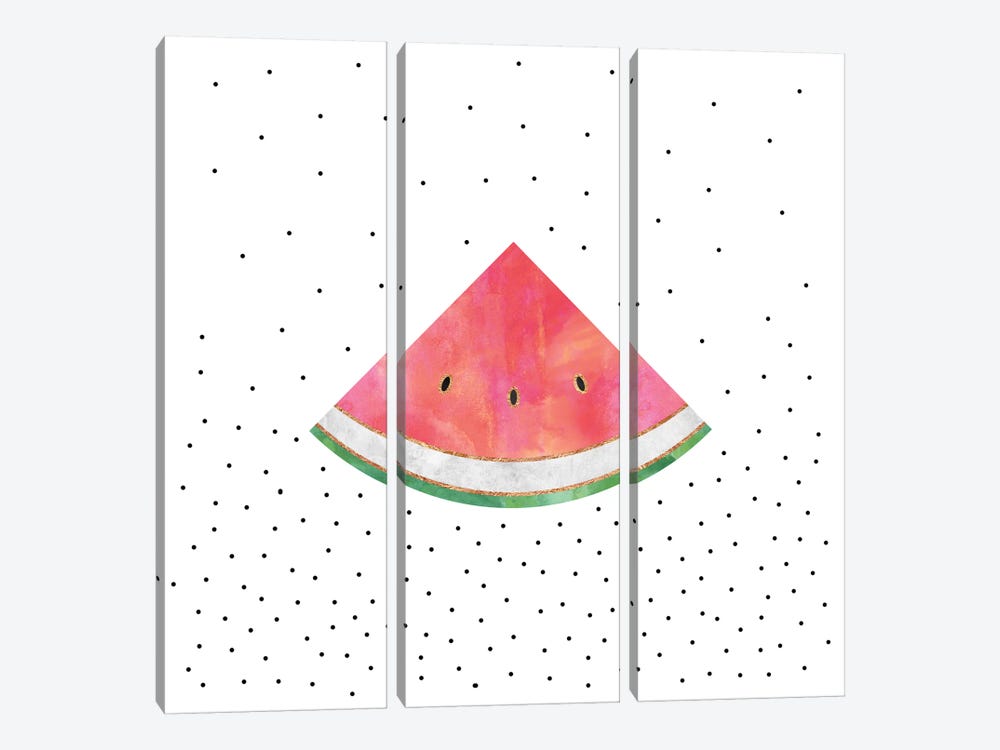 Pretty Watermelon by Elisabeth Fredriksson 3-piece Art Print