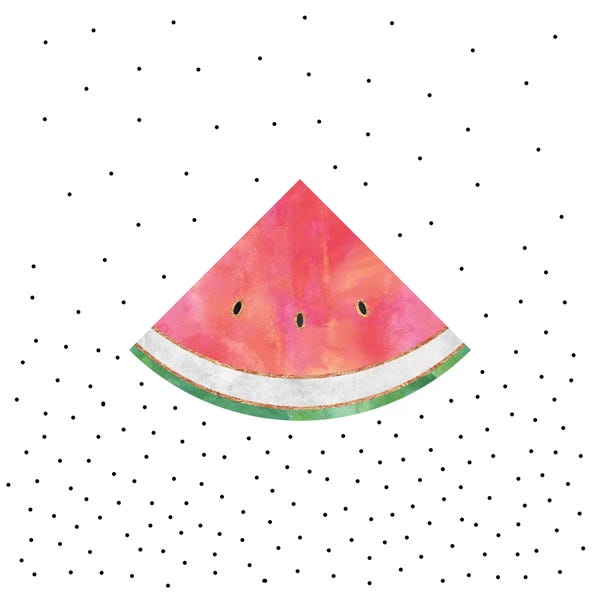 Minimalist Décor: Pretty Watermelon by Elisabeth Fredriksson