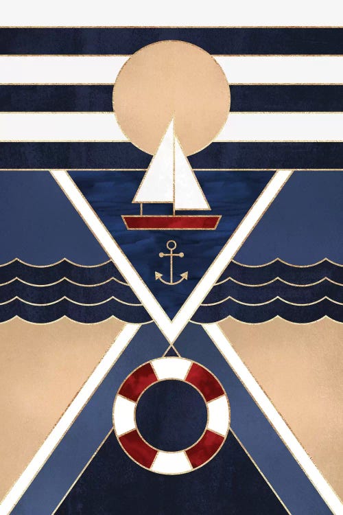 Sailboat by Elisabeth Fredriksson wall art