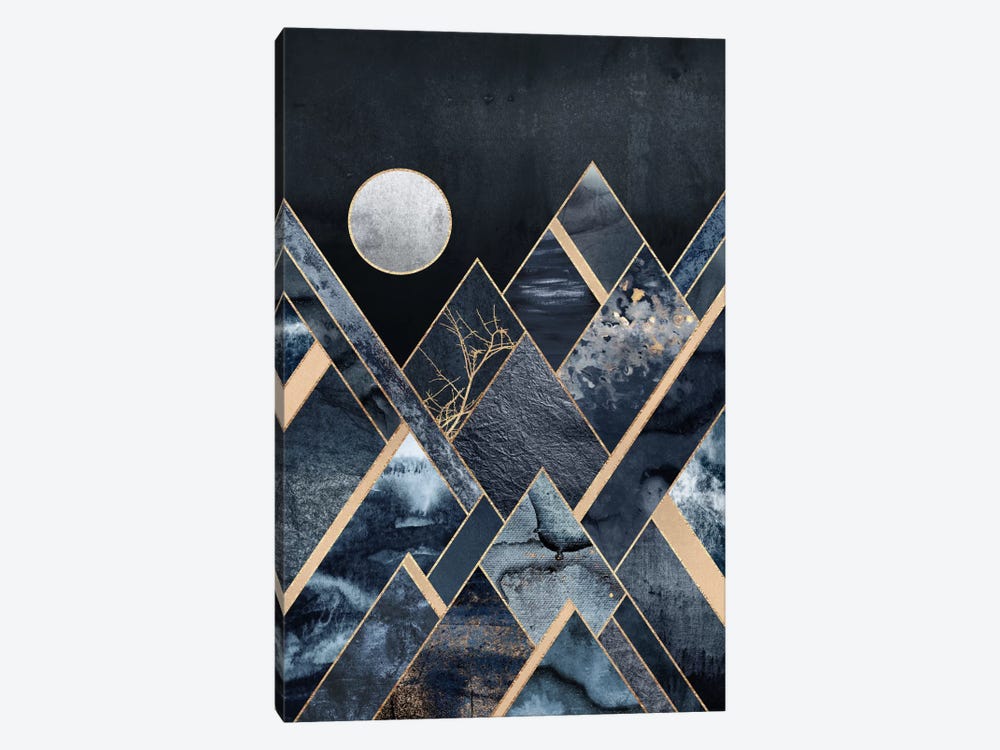 Stormy Mountains by Elisabeth Fredriksson 1-piece Canvas Art