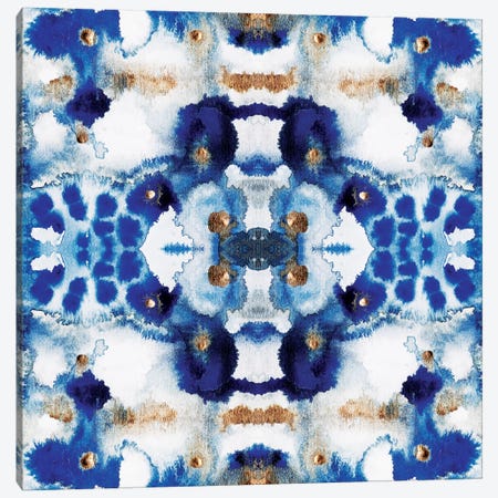 Symmetric Blue Canvas Print #ELF177} by Elisabeth Fredriksson Canvas Art