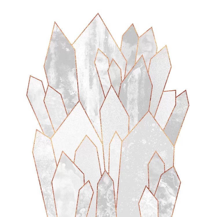 White Crystals by Elisabeth Fredriksson wall art