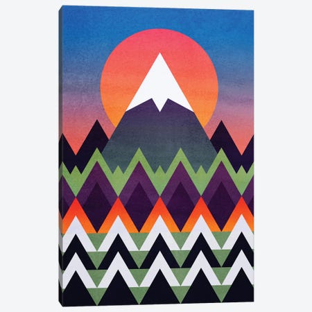 Camp Sunset Canvas Print #ELF18} by Elisabeth Fredriksson Canvas Art