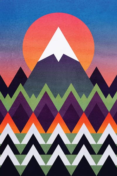 Geographical Geometrics: Camp Sunset by Elisabeth Fredriksson