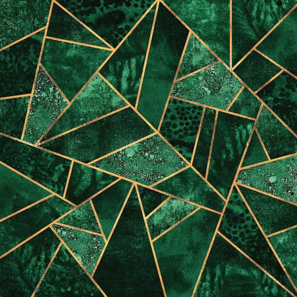 Art Deco: Deep Emerald by Elisabeth Fredriksson