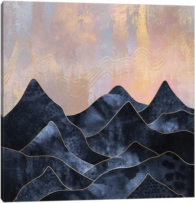 Mountainscape Canvas Art Print - Elisabeth Fredriksson