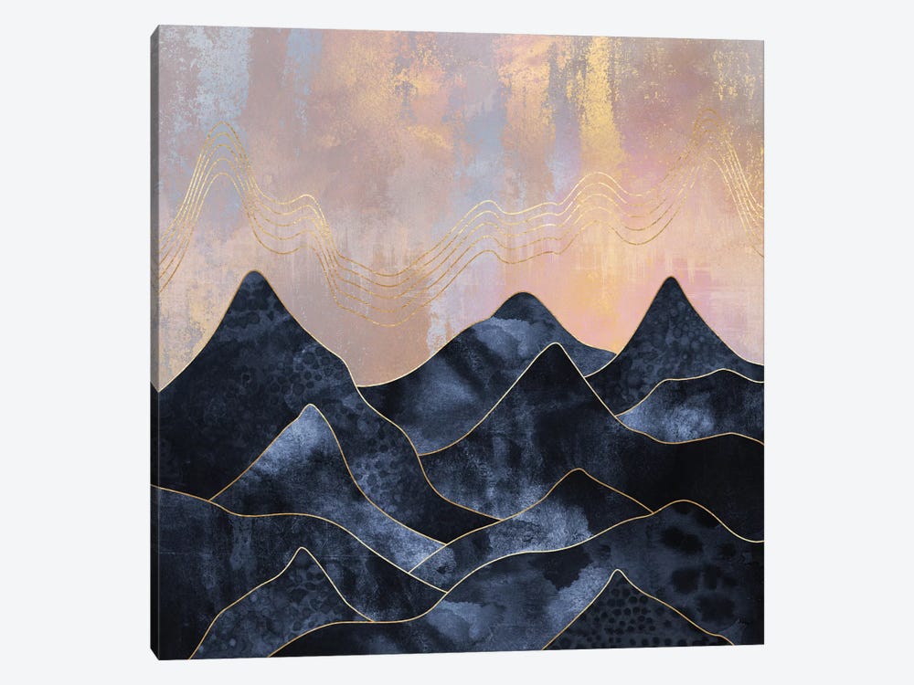 Mountainscape by Elisabeth Fredriksson 1-piece Canvas Artwork