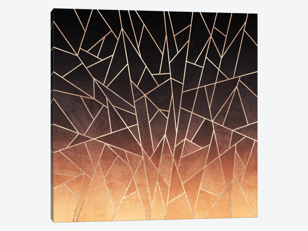 Shattered Ombre by Elisabeth Fredriksson 1-piece Canvas Art Print
