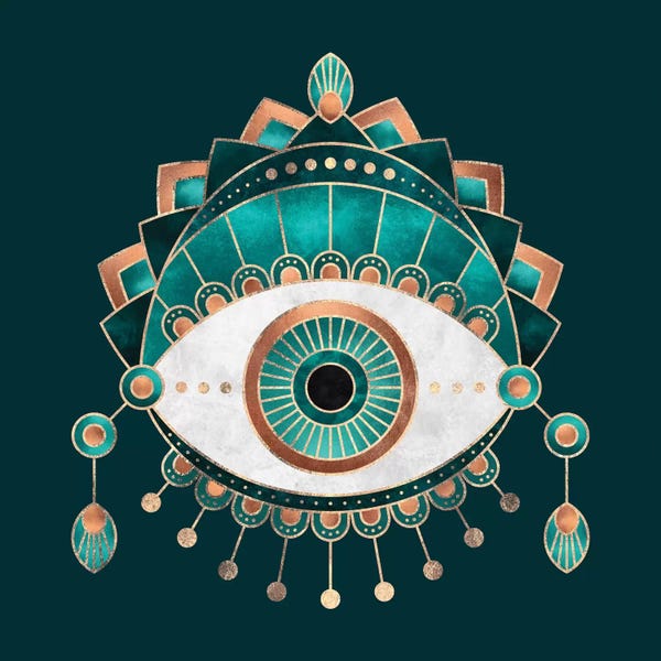 Middle Eastern Décor: Teal Eye by Elisabeth Fredriksson