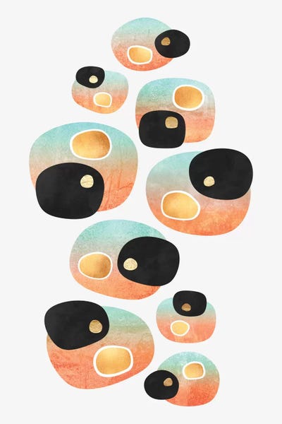 Zen Bedroom: Tropical Pebbles by Elisabeth Fredriksson