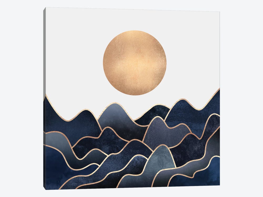 Waves by Elisabeth Fredriksson 1-piece Canvas Art