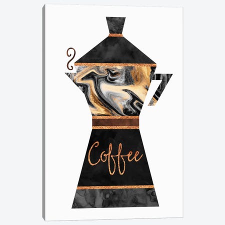 Coffee Canvas Print #ELF21} by Elisabeth Fredriksson Art Print