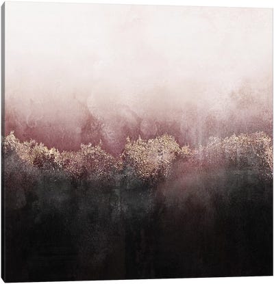 Pink Sky Canvas Art Print - 3-Piece Abstract Art