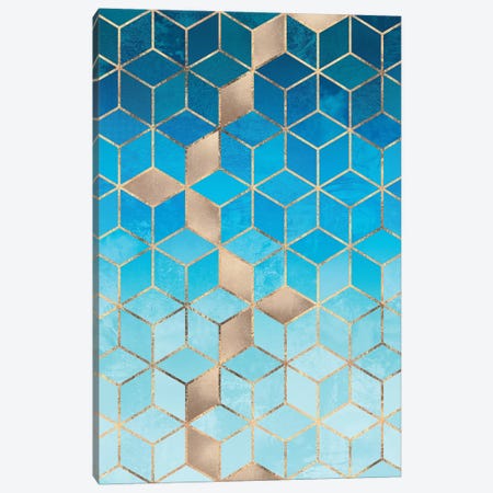 Sea And Sky Cubes Canvas Print #ELF223} by Elisabeth Fredriksson Canvas Art Print