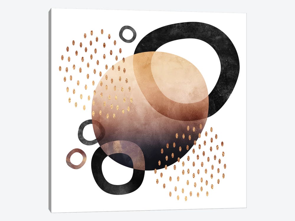 Abstract Graphic 1 by Elisabeth Fredriksson 1-piece Canvas Artwork