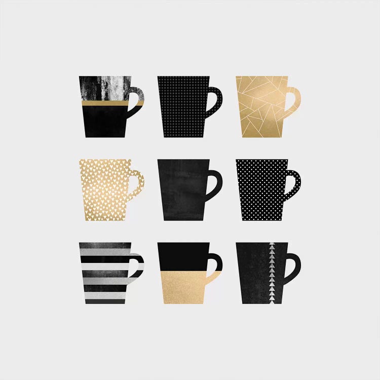 Coffee Mugs by Elisabeth Fredriksson wall art