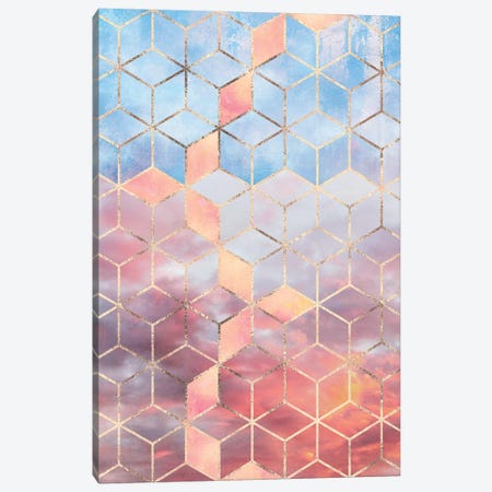 Magic Sky Cubes Canvas Print #ELF242} by Elisabeth Fredriksson Canvas Art Print