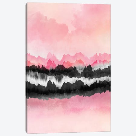 Pink Mountains Canvas Print #ELF245} by Elisabeth Fredriksson Canvas Art