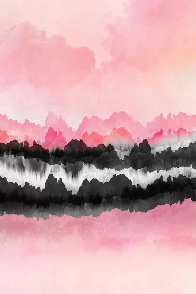 Black & Pink: Pink Mountains by Elisabeth Fredriksson