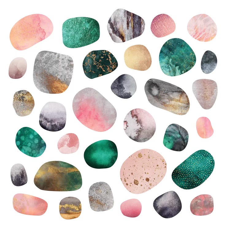 Pretty Pebbles by Elisabeth Fredriksson wall art