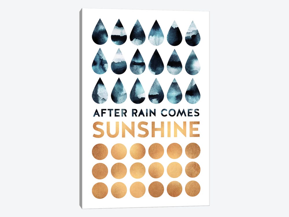 After Rain Comes Sunshine by Elisabeth Fredriksson 1-piece Canvas Art Print