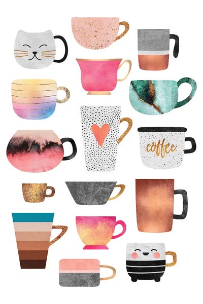 Foodie: Coffee Cup Collection by Elisabeth Fredriksson