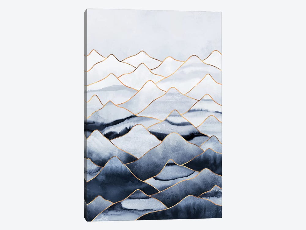 Mountains I by Elisabeth Fredriksson 1-piece Canvas Art Print