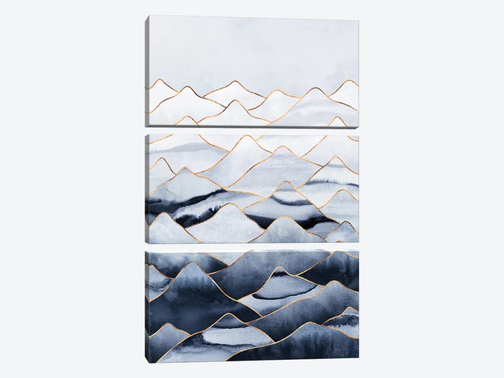 Mountains I by Elisabeth Fredriksson 3-piece Art Print