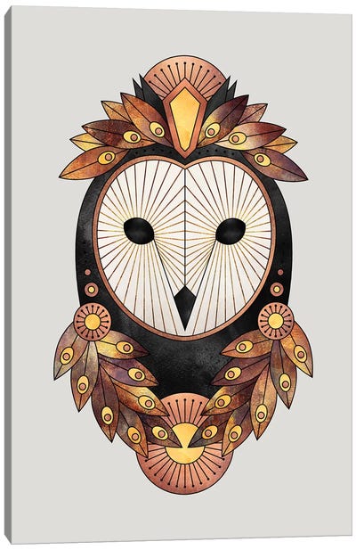 Owl II Canvas Art Print - Elisabeth Fredriksson