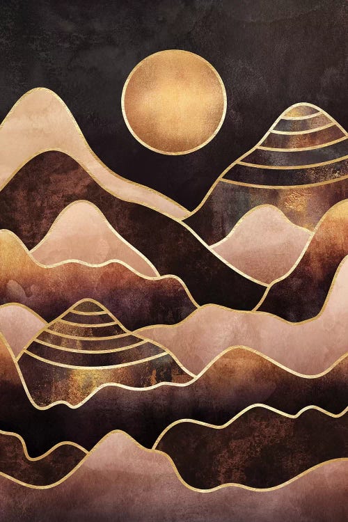 Sunkissed Mountains by Elisabeth Fredriksson wall art